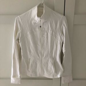 White zip-up lululemon